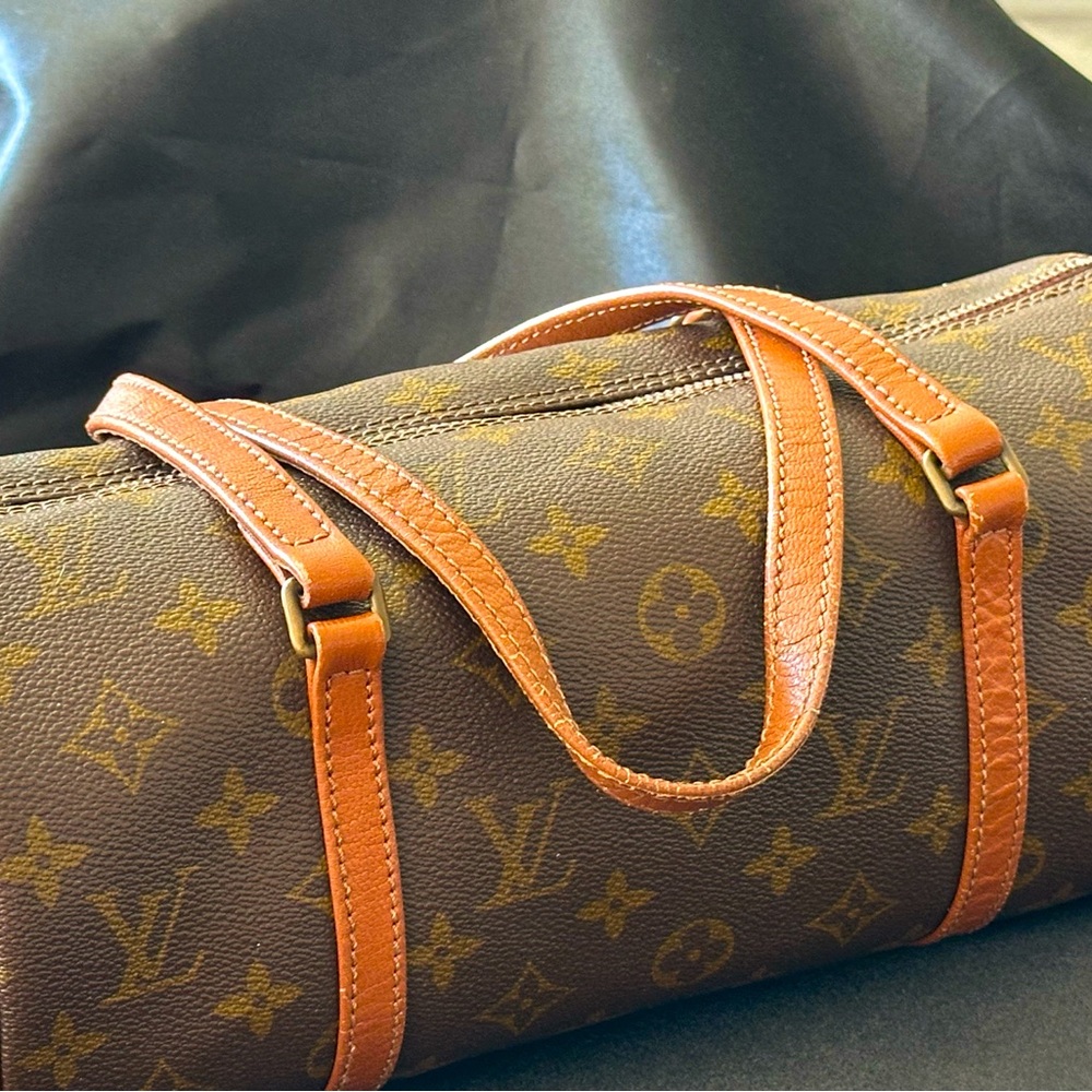 Louis Vuitton Brown 30 Papillon Canvas Handbag Monogram